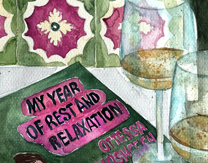 My Year of Rest and Relaxation art print