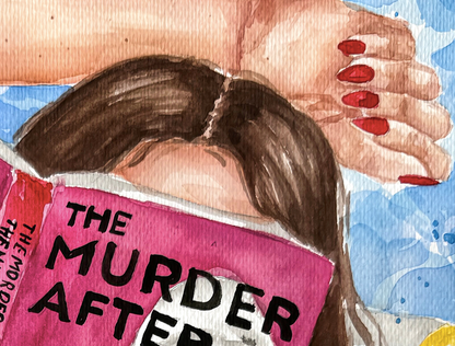 The Murder After the Night Before book art print