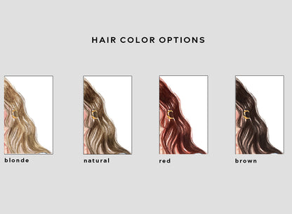 The Women by Kristin Hannah book art print | hair options