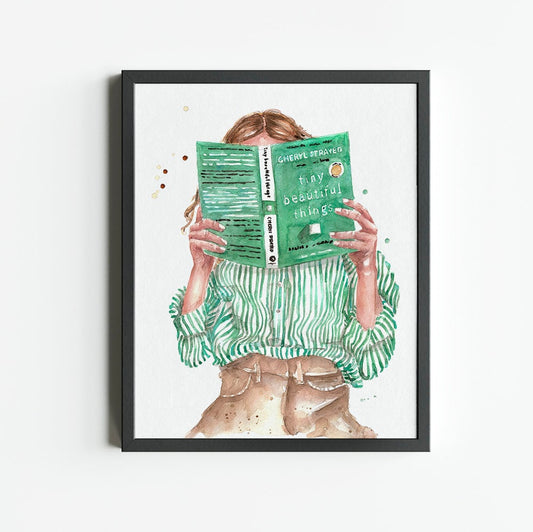 Tiny Beautiful Things book art print