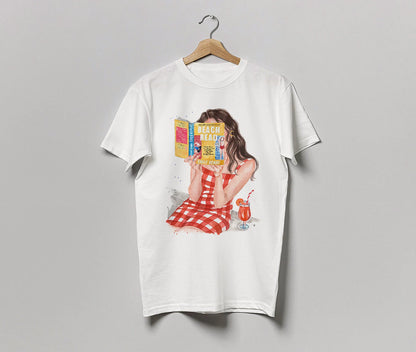 Beach Read t-shirt | hair options