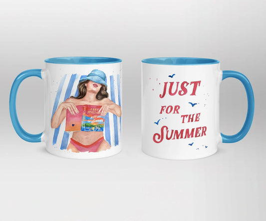 Just For The Summer book ceramic mug