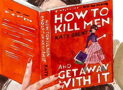 How to Kill Men and Get Away With It book t-shirt | hair options