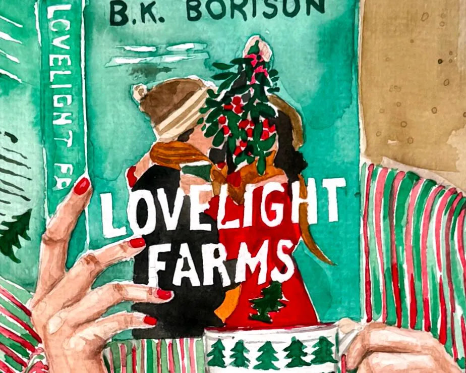 Lovelight Farms book art print | hair and skin options