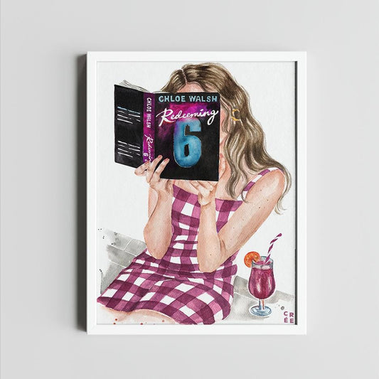 Redeeming 6 book art print | hair options