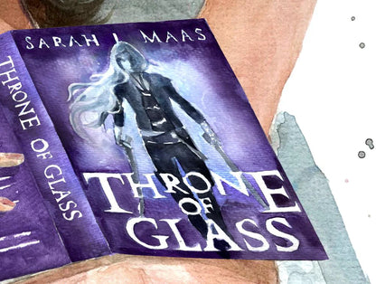 Throne of Glass book t-shirt | hair and skin options