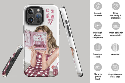 Love Unwritten book phone case | hair options