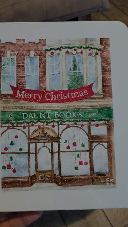 Merry Christmas & Daunt books | 500 pcs jigsaw puzzle in metal box